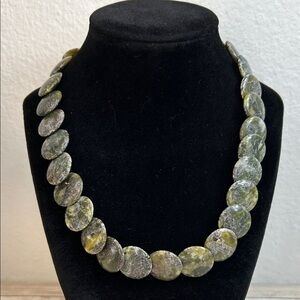 JC Walsh Green Connemara Marble “Luck of the Irish”Necklace